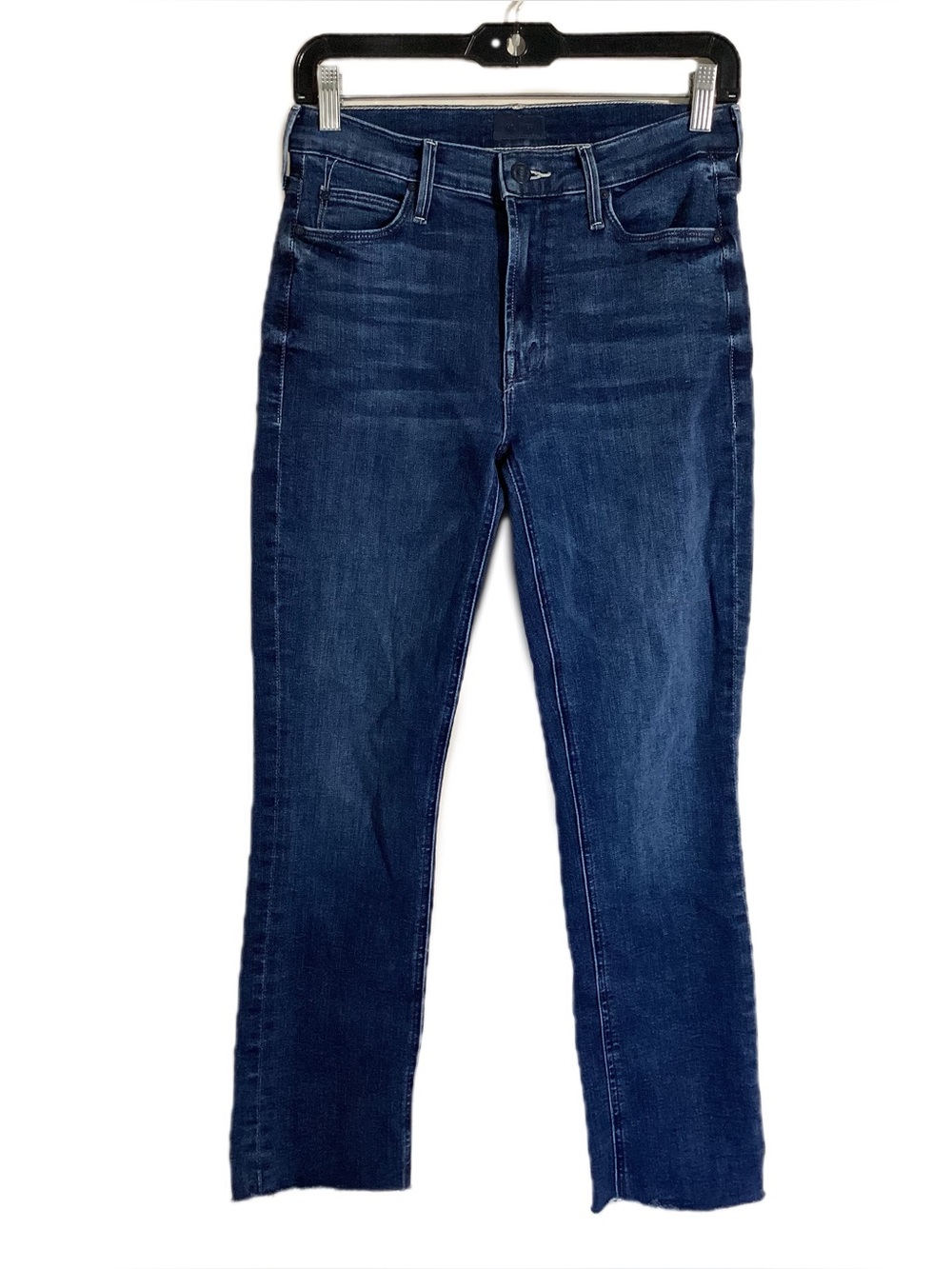 Mother The Mid Rise Dazzler Ankle Fray Jeans